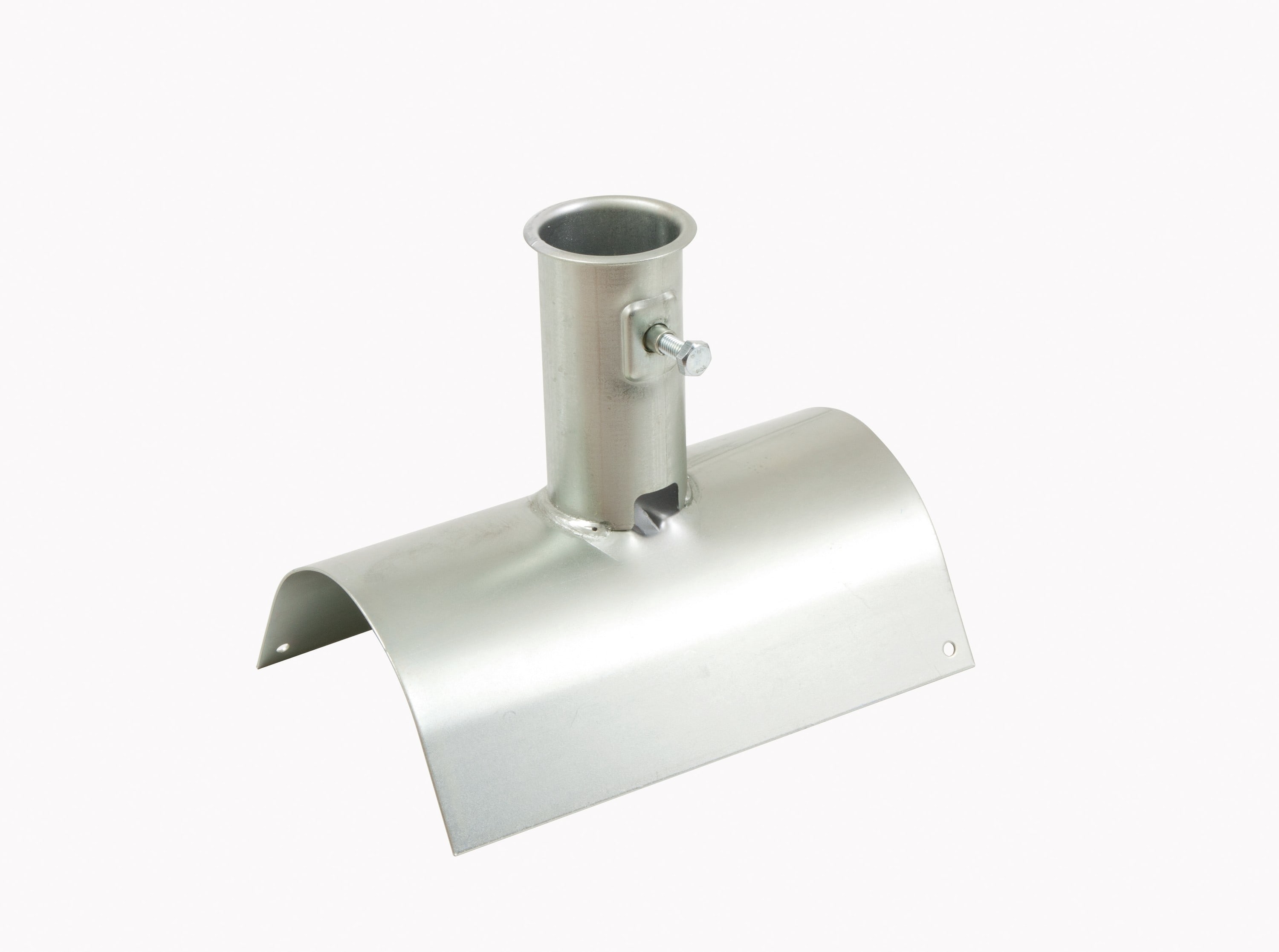 Erard - Tuile faîtière fixe pour mât jusqu'à Ø 50 mm - Zinc bleu