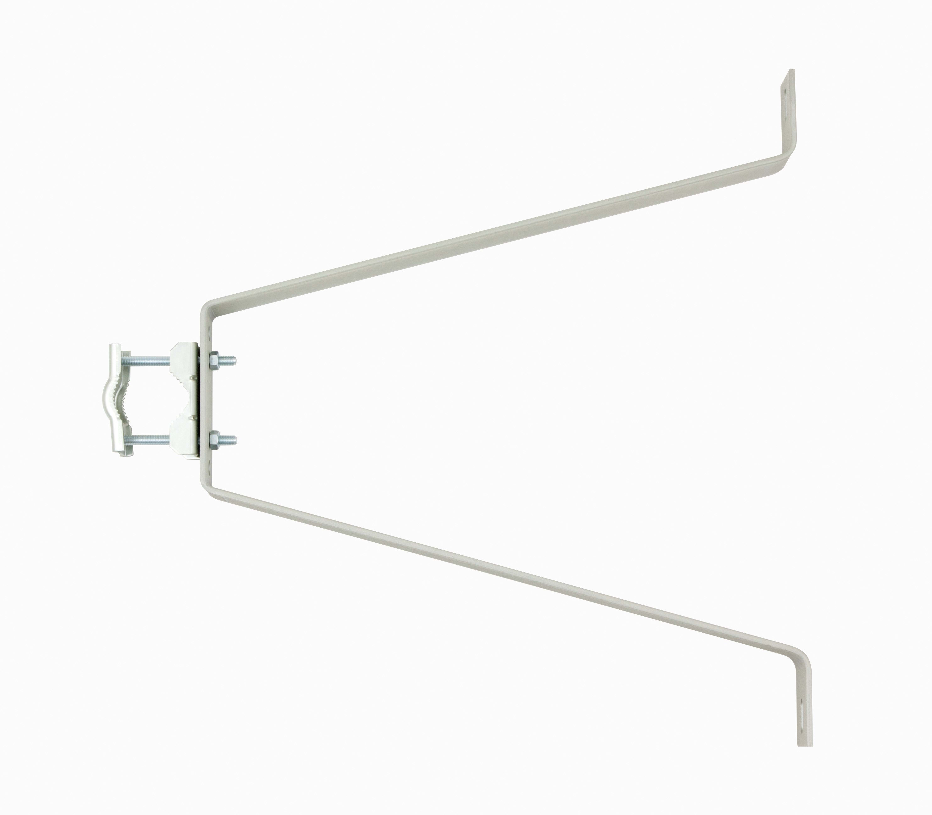Erard - 1 Paire fixations murales déport 55 cm sans contreplaque - Zinc bleu