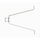 Erard - 1 Paire fixations murales déport 55 cm sans contreplaque - Zinc bleu