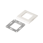 Erard - Support 2 modules - 1 support + 1 cadre - compatible LEGRAND - 80x80 mm