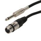 Erard - Adaptateur XLR 3 broches F / Jack 6.35mm M - Mono - 0m15