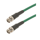 Erard - Cordon BNC KX6 M/M - diam. 6mm - prises métal - vert - 15m