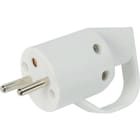 Erard - prises électrique 230V (2 P+T) M - 16A - anneau - NF - blanche - à monter