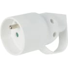 Erard - prises électrique 230V (2 P+T) F - 16A - anneau - NF - blanche - à monter