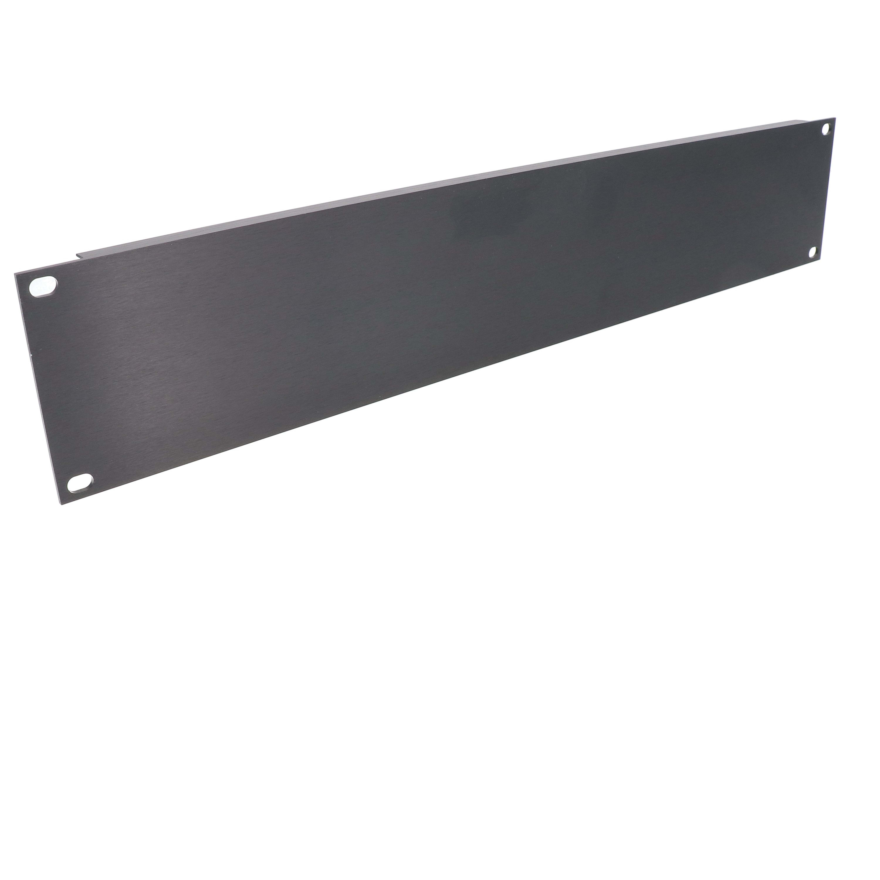 Erard - Panneau de brassage vierge - acier - 2U - noir