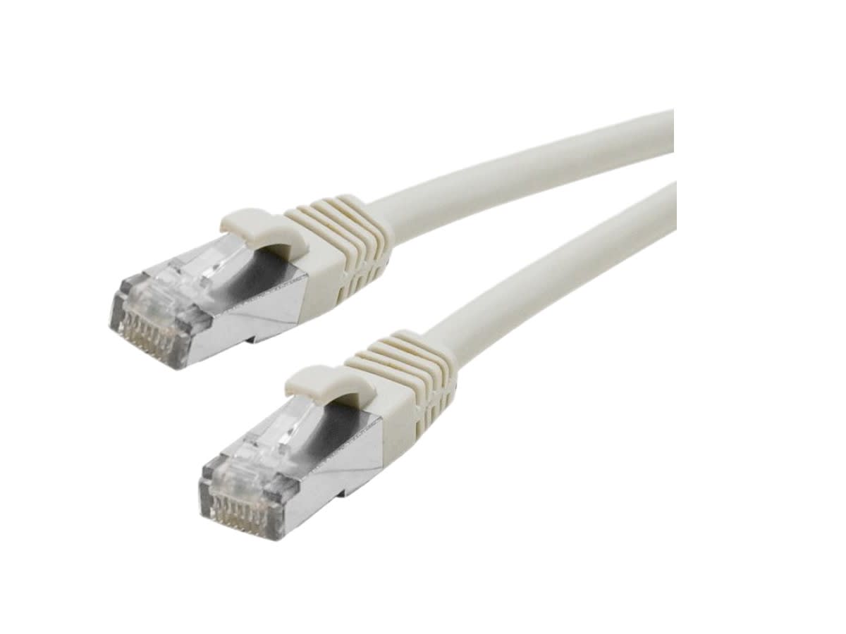 Erard - Cordon RJ45 M/M - Cat. 7 - S/FTP - 600MHz- gris - 1m