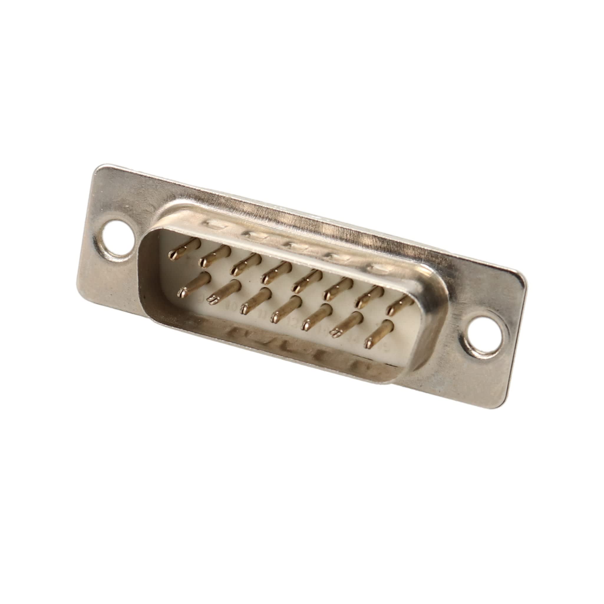 Erard - Connecteur Sub D 15 points Mâle à souder - plaqué or