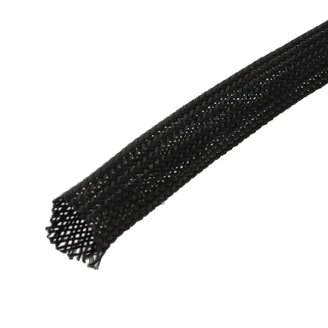 Erard - Gaine tressée 15/21 50m - polyamide 6.6 noir