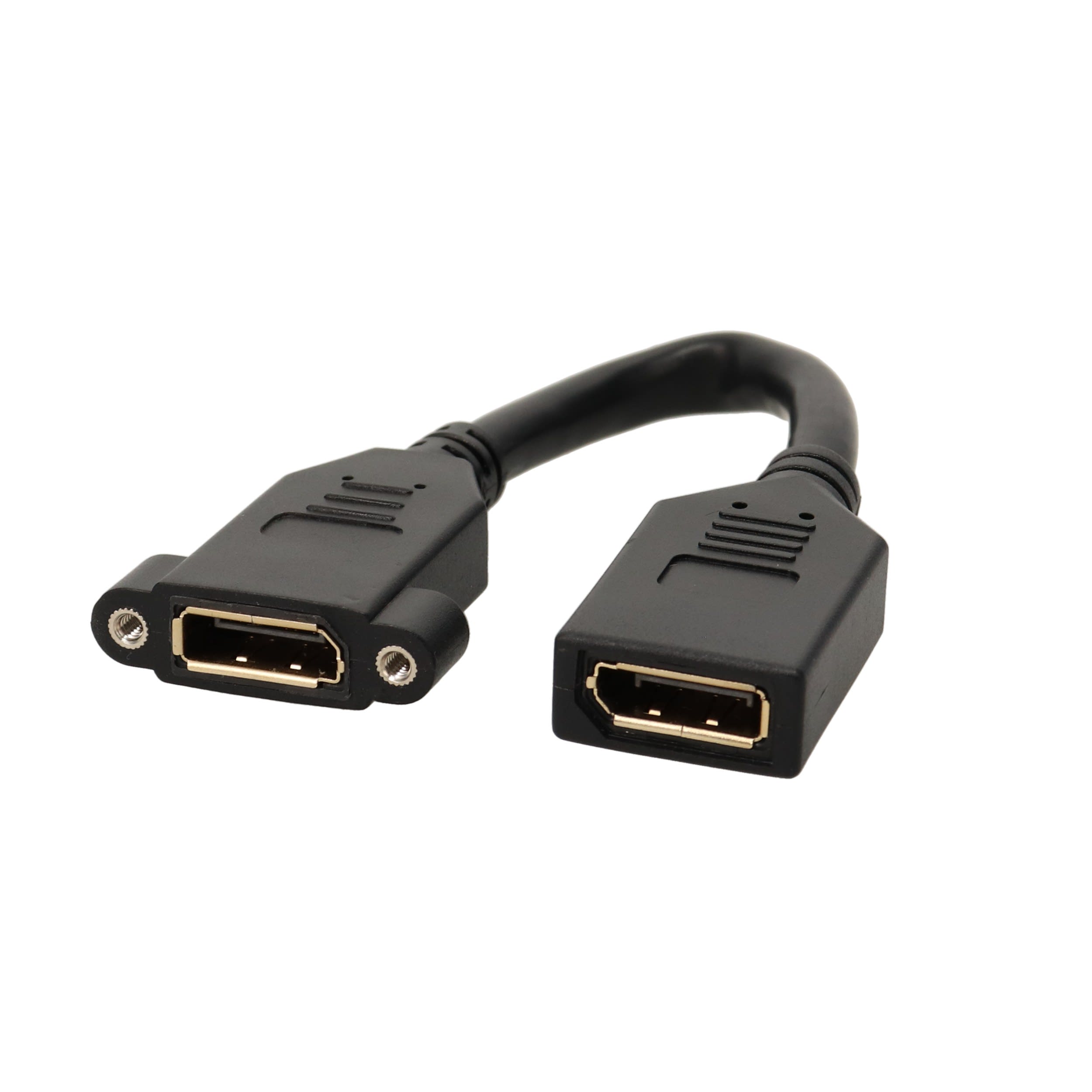 Erard - Cordon de facade DisplayPort 1.2 F/F - 4K/60ips HDR 4:4:4 - 0m20