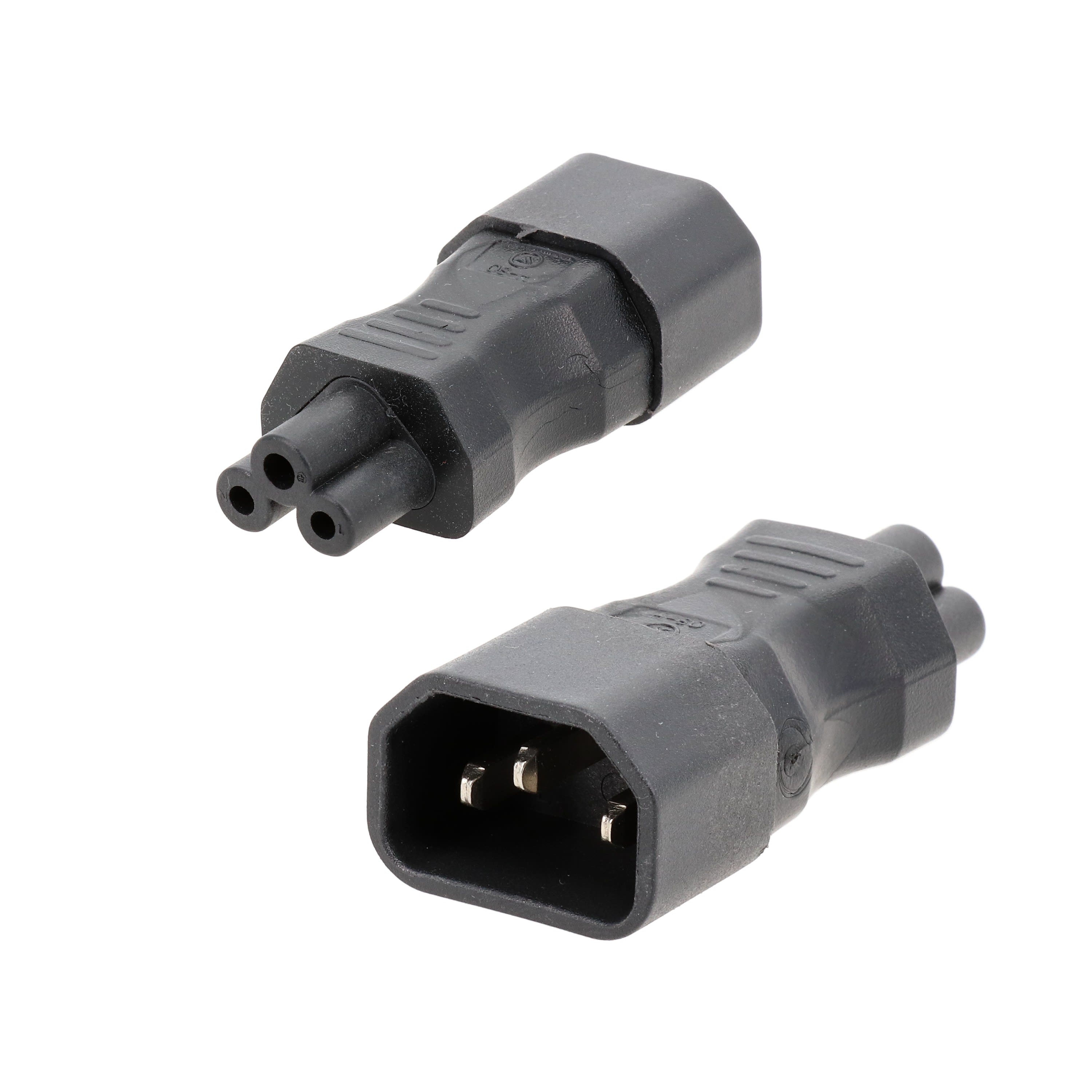 Erard - Adaptateur  IEC C14 Mâle / IEC C5 Femelle - 10A