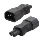 Erard - Adaptateur IEC C14 Mâle / IEC C7 Femelle - 10A