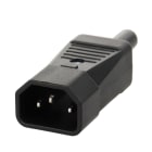 Erard - Connecteur IEC C14 Mâle - 10A - prise PVC