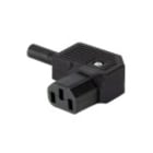 Erard - Connecteur IEC C13 coudé Femelle - 10A