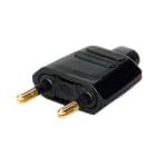 Erard - Connecteur 2P Mâle - prise PVC - 10A