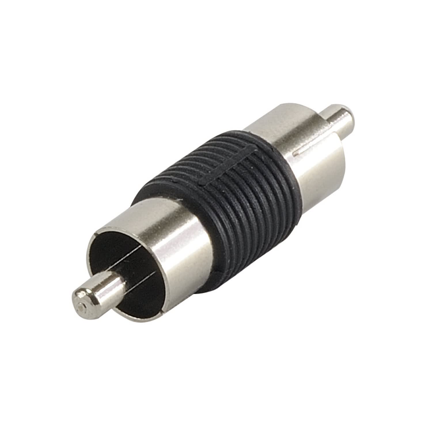 Erard - Adaptateur 1 RCA Mâle/ 1 RCA Mâle, noir