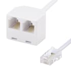 Erard - Adaptateur - 0m10 - 2 x RJ11 F / RJ45 M - pour doubler une ligne téléphonique