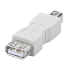 Erard - Adaptateur USB 2.0 - A Femelle/ USB B Mâle, couleur blanche