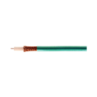 Erard - Câble coaxial vidéo KX6 - multibrins - 75 Ohms - gaine pvc verte 6.1 mm - 500m