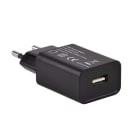 Erard - Chargeur USB A F - sur secteur 230V - 5V/1A - 5 W - noir mat