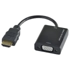 Erard - Convertisseur HDMI M vers VGA F - 0m15 - Full HD 1080p vers 1600x1200p