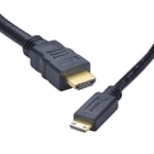 Erard - Cordon HDMI A - 2m M / HDMI C (mini) M - 4K/60ips HDR 4:2:0 - 10.2 gbps - OR