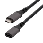 Erard - Cordon USB 3.2 GEN 2 - CM/ CF - 5A - 100W - Fonction E-Mark- noir - 2 m