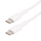 Erard - Cordon USB 2.0 - C M/M - 3A - blanc - 1 m