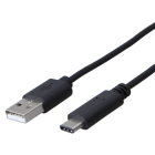 Erard - Cordon USB 2.0 - A M / C M - 3A - 480 mbps - noir - 1m