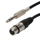 Erard - Cordon XLR 3b F / Jack 6.35 M stéréo - noir - 5 m