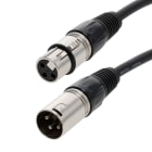 Erard - Cordon XLR 3b Male / XLR 3b Femelle - noir - 1 m