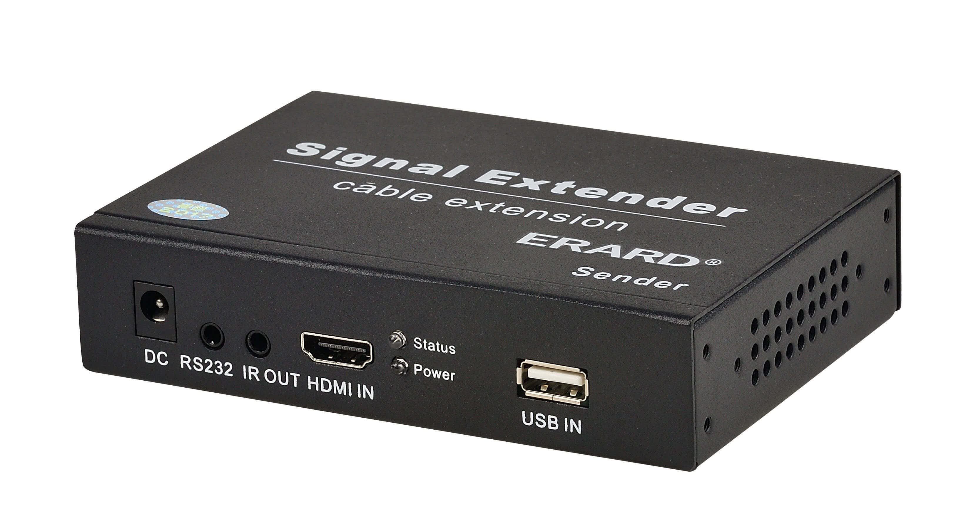 Erard - Extendeur HDMI + fonction KVM sur IP - FULL HD 1080p - compatible TCP/IP - 120 m