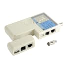 Erard - Testeur de câbles RJ11 / RJ45 / BNC / USB A / USB B - affichage LED