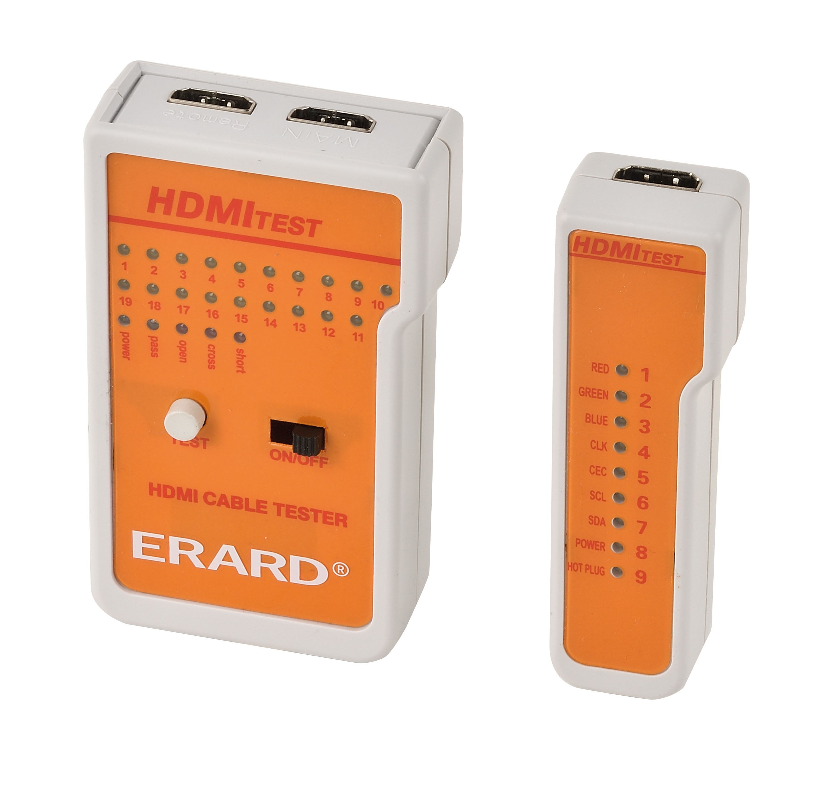 Erard - Testeur pour cordons HDMI - testeur de continuité - affichage LED