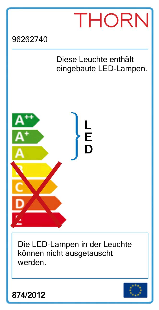 Thorn - Appareillage LED - LEGEND - LEGEND GT LED 36L50 RC 740 CL2