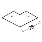 Thorn - Cache de jonction d"angle - RAILS - ABD-PL VERB-W 3PH/L3+DALI WH