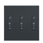 Thorn - Bouton à bascule triple, écl. anthracite - LM-RCB3 b+c+j