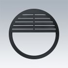 Thorn - Accessoire - LARA EYELID GRILLE TRIM LARGE 300 BLK