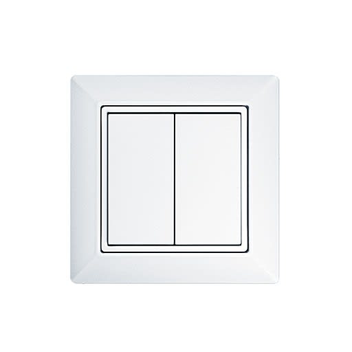 Thorn - Commutateur radio pour récepteur bmLINK - Enocean E8221-A280 Double Wall Switch