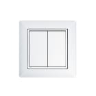 Thorn - Commutateur radio pour récepteur bmLINK - Enocean E8221-A280 Double Wall Switch