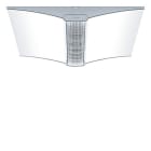 Thorn - Luminaire apparent lumière douce - MLinf AA LED4800-830 Q LDO SR
