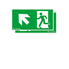 Thorn - Luminaire de sécurité à pictogramme - CROSSIGN 110 SP2-E002-UPLR