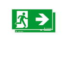 Thorn - Luminaire de sécurité à pictogramme - CROSSIGN 110 SP2-E002-LR