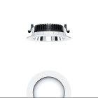 Thorn - Downlight PANOS R R150 1k-940 LDO L AL RET WH