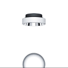 Thorn - Plafonnier à LED semi-apparent - PANOS SR R150 3k-940 LDO AL BK/WH