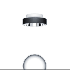 Thorn - Plafonnier à LED semi-apparent - PANOS SR R150 2k-940 LDO DI AL WH/BK
