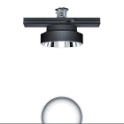 Thorn - Lumi. LED plat montage apparent sur rail - PANOS T R150 2k-940 LDO TEC2 AL BK