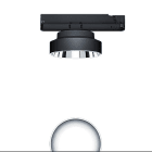 Thorn - Plafonnier encastré à LED - PANOS T R150 1k-940 LDO 3TI AL BK