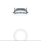 Thorn - Plafonnier encastré à LED - PANOS EVO R150L 15W LED840 LDO WH WH