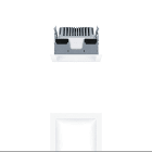 Thorn - Plafonnier encastré à LED - PANOS EVO Q140H 9W LED840 LDO WH WH