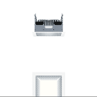 Thorn - Plafonnier encastré à LED - PANOS EVO Q140L 15W LED830 LDO FAL WH